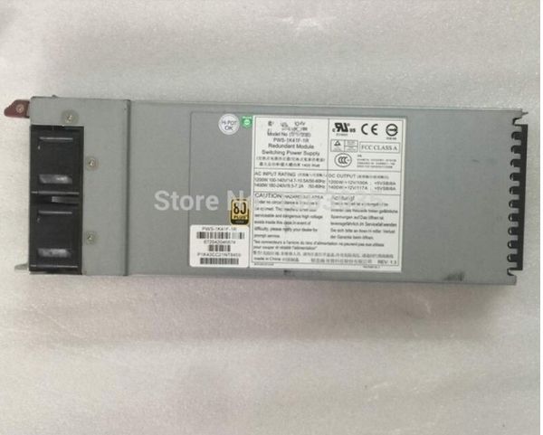 

100% tested work perfect for ms dhl pws-1k41f-1r 1400w server power supply psu