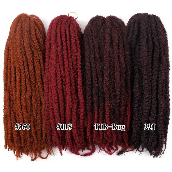 2019 Kinky Braid Hair Made Of Synthetic Fiber Synthetic Afro