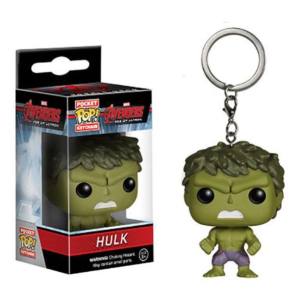

kawaii funko pop marvel hulk key chain pocket pop keychain hulk characters action figure collectible model toys for kids