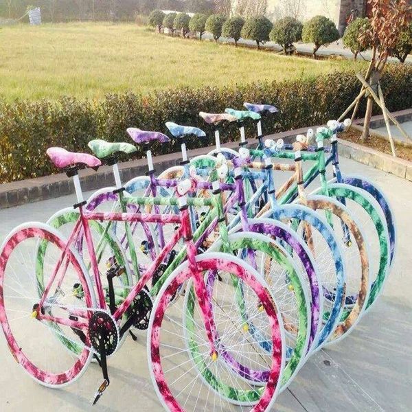 

dead male and female students bicycle road live inverted brake fluorescent death float bikes bicicleta