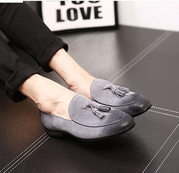 

мђжин 2020 новй suede мокаин мђжкие мокаин поведневнй flat вождени обђв из, Black