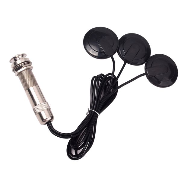 

6.35mm piezo pickup 3 transducer for acoustic guitar uke mandolin violin