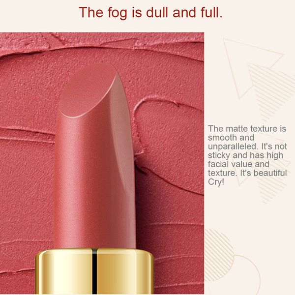 

leezi women matte velvet lipstick rhinestone decor long lasting waterproof lipsticks cd88