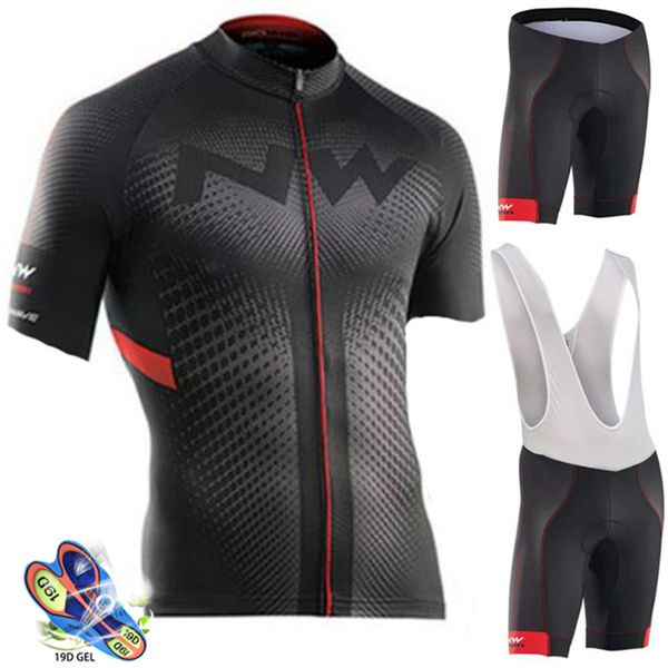 

northwave nw summer cycling jersey set breathable mtb bicycle cycling clothing mountain bike wear clothes maillot ropa ciclismo, Black;blue