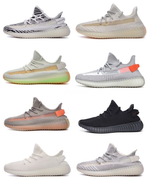 

brand new salt blush super moon yellow utility black women men running shoes sneakers sport kanye west s designer shoes with box #qa123