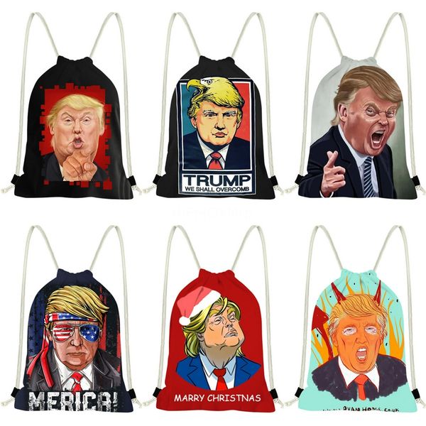 

2020 trump backpack fashion messenger bag luxury wild one-shoulder portable ladies multi-piece bag buns and mother bags #708, Black;red