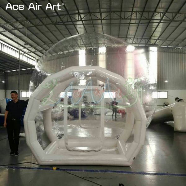 

Надувная прозрачная пузырьковая палатка с туннелем для кемпинга. Высококачестве