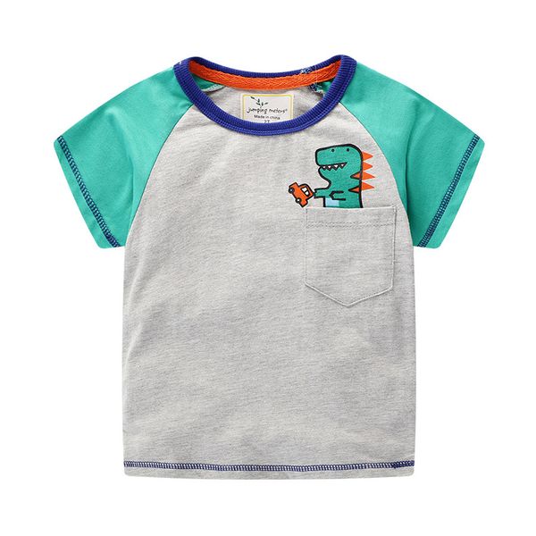 

Short sleeve t-shirt children jumping meters short-sleeved t-shirt children Zhongshan factory wholesale short-sleeved t-shirt summer, Blue