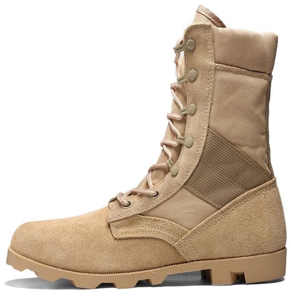 

men's leather anti plush breathable mountaineering shoes 2021 army fans high boots shock absorption training sneakers yakuda local onli