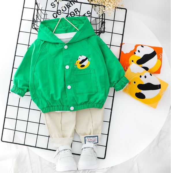 

весна и осень новый ребенок с длинным рукавом костюм мультфильм с капюшоном с капюшоном с капюшоном с капюшоном, White