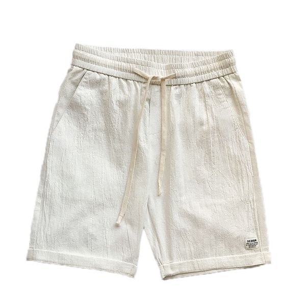 

2019 new man fashion big code summer five points shorts pure cotton beach shorts male casual plus size 5xl, White;black