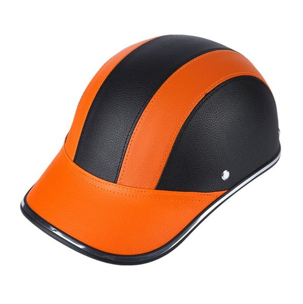 

portable motorcycle bike scooter helmet baseball cap abs half face safety hat g6kc