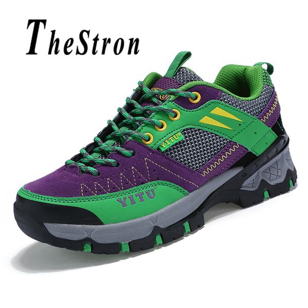 

men outdoor mountain walking shoes cushioned hiking trainers for women non slip outdoor shoes men women lace up sport