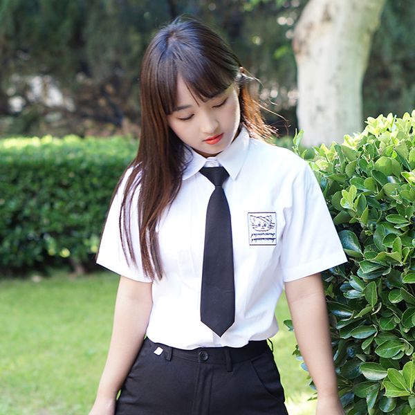 

college wind plaid hole-tie jk/dk uniforms for men and women couples japanese-style student uniforms lazy tie, Blue;purple