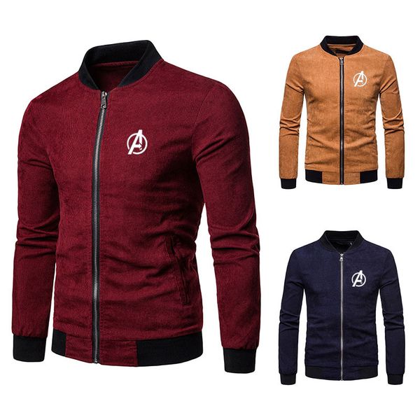 

mens jackets and coats corduroy plus size mens jackets autumn winter coats solid stand collar cardigan coat men jacket, Black;brown