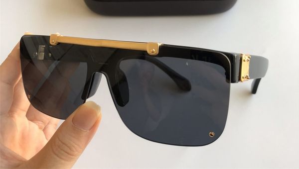 

new designer sunglasses for mens square sunglasses metal golden uv400 with case, box and cloth z1194e, White;black