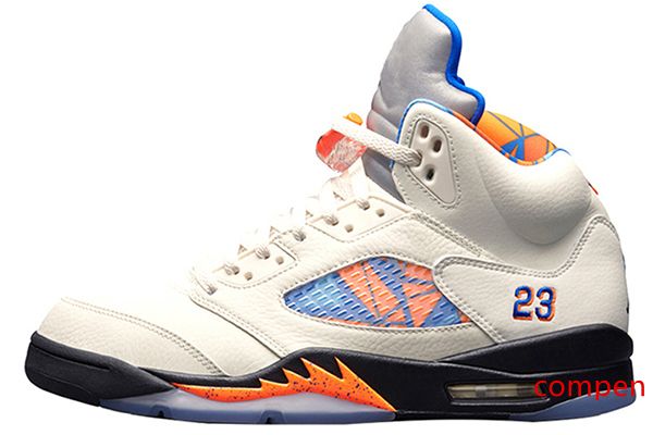 

wholesale new man basketball shoes 5s sneaker athletic fire&ice red blue suede og black metallic low outdoor sport man designer shoe