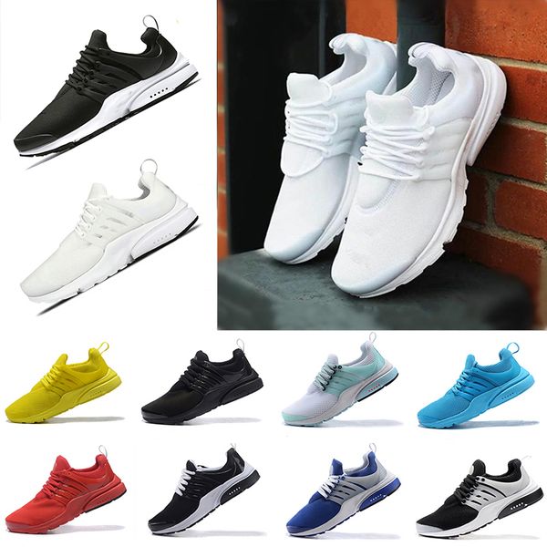 

2020 br qs breathe yellow triple black white mens prestos sneakers women casual shoes sports shoe trainer designer shoe