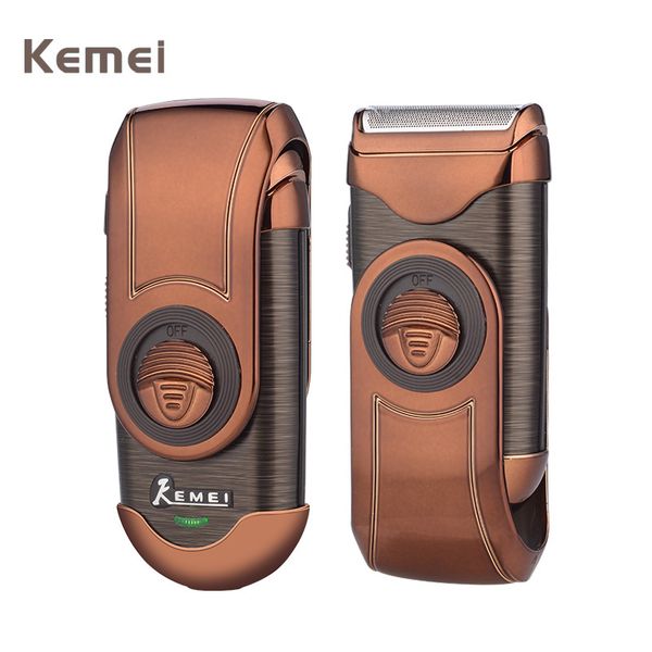 

coppery retro electric shaver reciprocating men razor mini portable beard trimmer rechargeable shaving machine 38