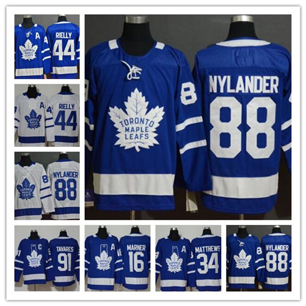 

2020 торонто мэйпл лифс джерси джон таварес капитан c patch auston matthew 16 mitchell marner уильям nylander морган райлли хоккей трикотажн, Black;red