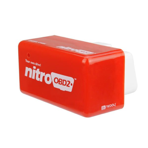 Nitro OBD2 Dizel Kırmızı Ekonomi Chip Tuning Kutusu Güç Yakıt Optimizasyonu Cihazı