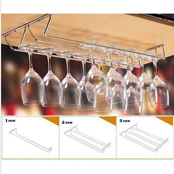 

stainless steel cabinet wine glass rack kitchen dining bar goblet holder hanger