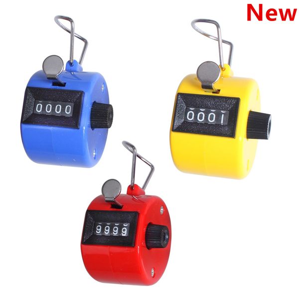 4stellige Hand gehaltene Tally Counter Manual Palm Clicker Nummer Zähl Golf Ziffern Zähler Professional