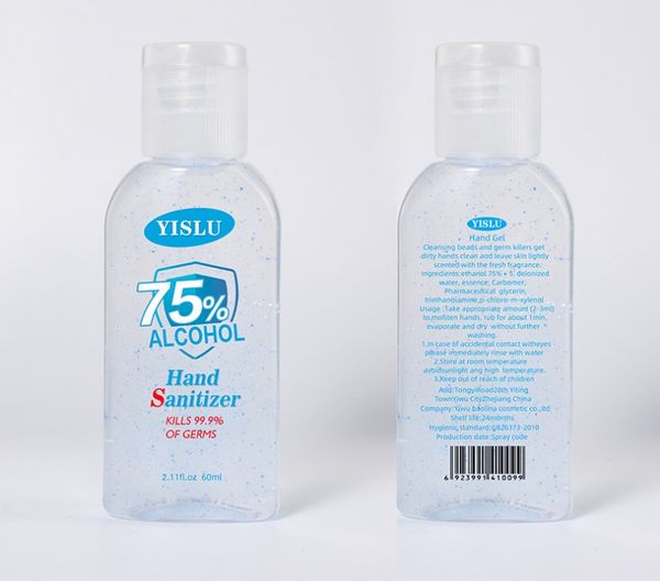 

hand sanitizer 75% alcohol disinfectant gel portable hand sanitiser gel kills 99.99% bacteria 100ml