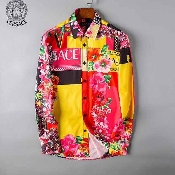 

2019 autumn and winter men's long-sleeved dress shirt pure men's casual shirt fashion oxford shirt social brand clothing #613 men, White;black