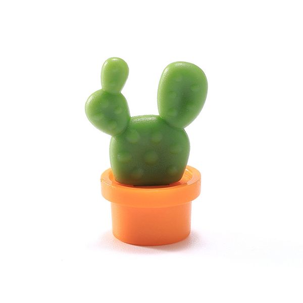 

30#6pcs fridge magnets cute succulent plant magnet button cactus refrigerator message sticker magn