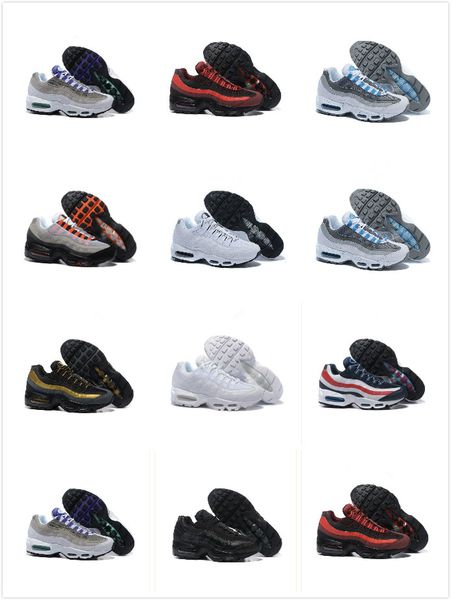 

2020 sports 95 running shoes hight quality mens 95s men athletic walking tennis shoes grey man 95 training sneakers eur36-45, Black