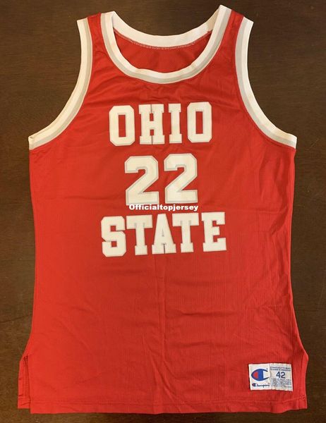 

rare vintage champion ohio state buckeyes #22 jim jackson vest jersey men xs-5xl.6xl shirt stitched basketball jerseys retro ncaa, Black;blue