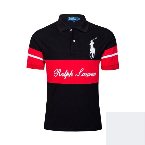 

ralph mens lauren classic brand polo designer polo luxury pony logo embroidery polo casual fashion t-shirt stitching t-shirt, White;black