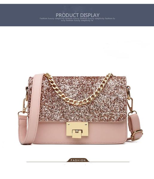 

shunruyan женская мода sequin shoulder bag crossbody