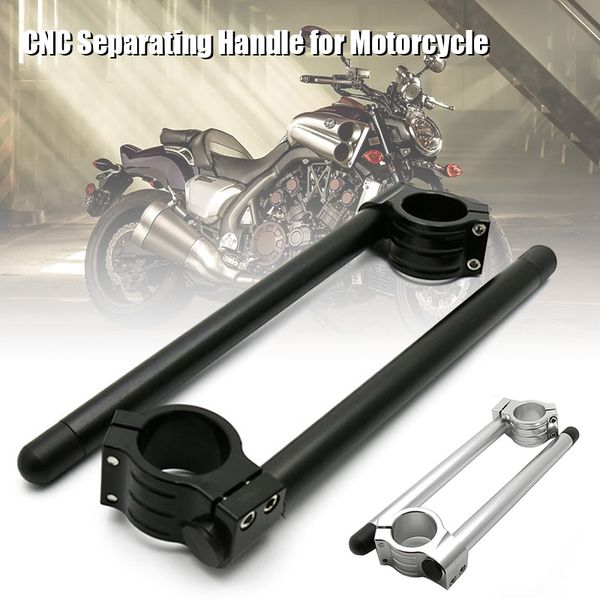 

1pair universal aluminium alloy motorbike cnc fork tube adjustable clip-on handlebars 31/32/33/35mm bx