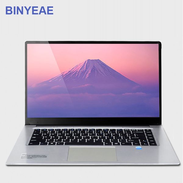 

BINYEAE ноутбук 15,6-дюймовый 6GB RAM 128GB 256GB 512GB SSD Ultrabook Gaming Ноутбуки Intel J3455 Win10 ОС ноутбук