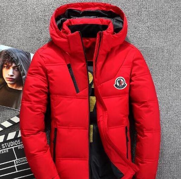 

2020 cla ic men winter outdoor white duck a2 13 moncler down jacket man ca ual hooded down coat outerwear men warm jacket parka, Black;brown