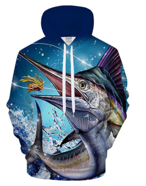 

новые моды горячие продажа рыбалка 3d печати толстовки fishman мода одежда женщины / мужчины смешные 3d hoodiest tracksutis повседневная пал, Black