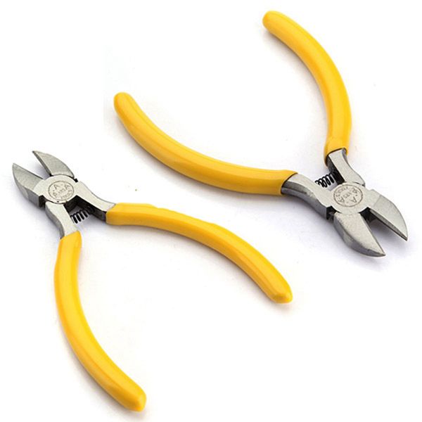 

garden electrical repair tool hard cutting plier yellow side wire cutter plier
