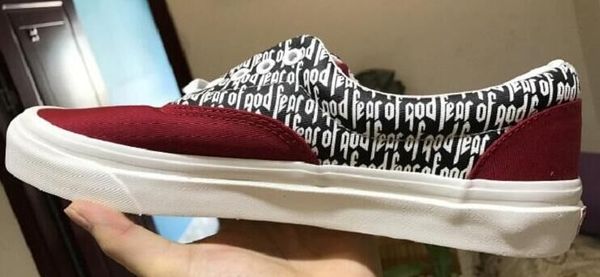 

Fear of God men women Canvas shoes Fog Casual Skate Shoes Sports Sneaker old skool x Era 95 Leisure Canvas shoes FOG