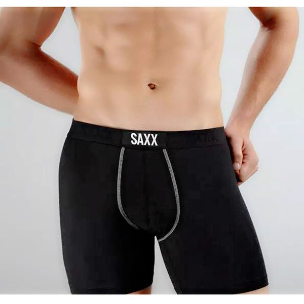 

бесплатная доставка vibe saxx удобные мужские вискоза белье nksa современные fit boxer панели сетки ~ no box (новая мода north, Black;white