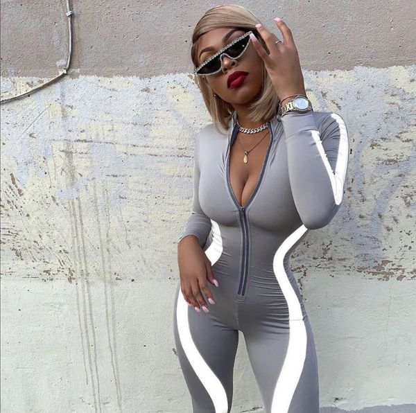 

мужчины йоги взрыв стиль мода досуг спорт сиамские костюм осень и зима sexy спорт фитнес костюм 2020 новый стиль, Black;white