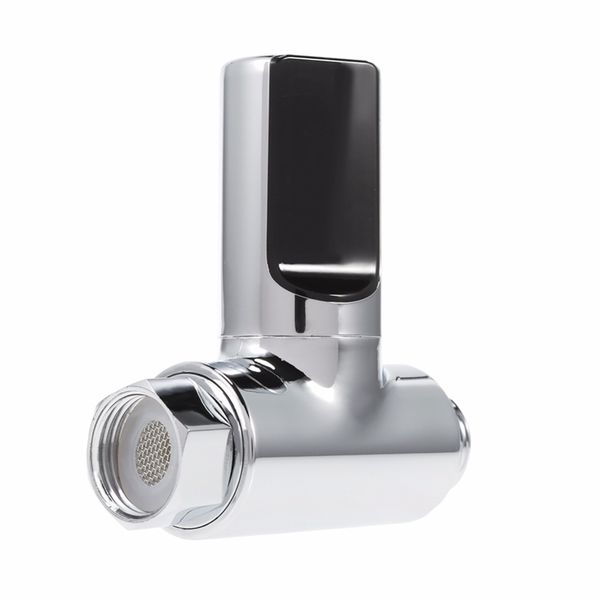 

new led display celsius water temperature meter monitor electricity shower thermometer 360 degrees rotation flow self-generating