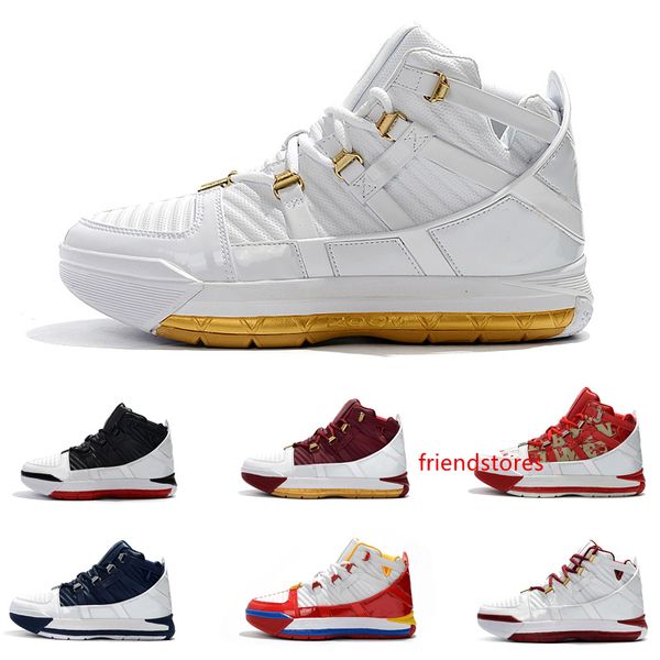 

2019 svsm james 3 iii og navy home superman christ the king мужская баскетбольная обувь баскетбольные спортивные кроссовки размер 7-12
