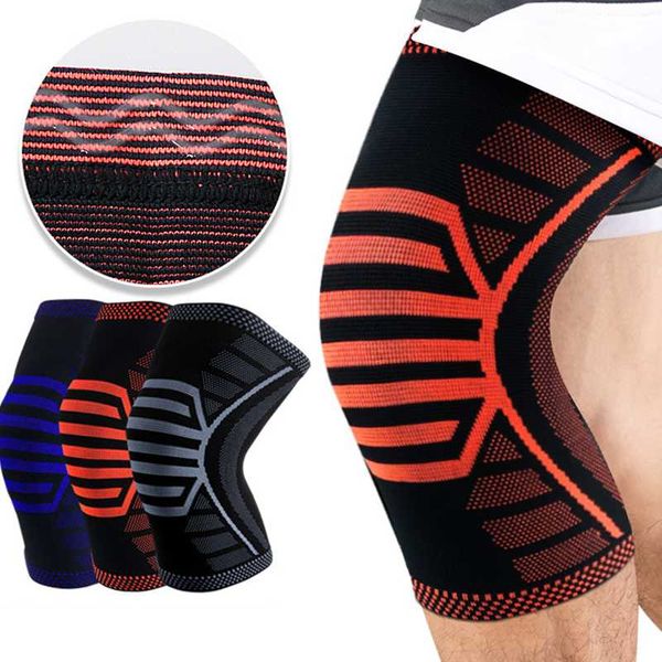 

1pcs adjustment knee brace strap for man woman,breathable elastic knee pad,fitness football basketball running support, Black;gray