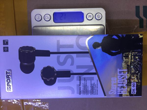 

wholesale dk90 headphones 3.5mm earphones earbuds for android iphone as good cost effective gift headsets