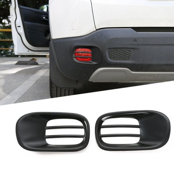 

rear tail fog light lamp frame trim cover for renegade 2015 2016 2017 2018 car accessories