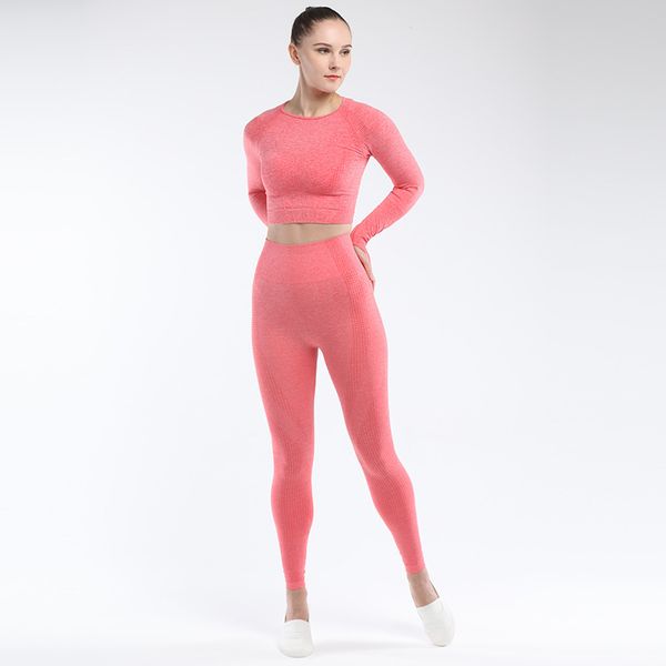 

yoga outfits high waist elastic skinny suit activewear set, White;red