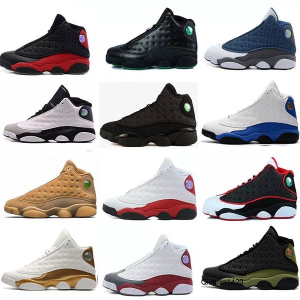 

13 13s cap and gown men basketball shoes atmosphere grey terracotta blush black infrared phantom hyper chicago black cat men size 5.5-13