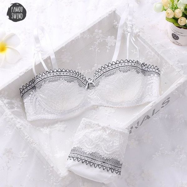 

size embroidery bras womens push up big wire adjusted thin b 3 4 cup bra size female lingerie, Red;black